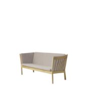 Bild von FDB Furniture J149 3-Sitzer-Sofa Erik Ole Jørgensen L: 189,5 cm – Eiche/Hellgrau