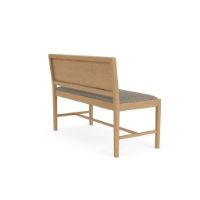 Bild von FDB Furniture J176 Sønderborg Bank L: 116,5 cm – Eiche lackiert/geschmolzen (MLC01)