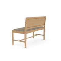 Bild von FDB Furniture J176 Sønderborg Bank L: 116,5 cm – Eiche lackiert/geschmolzen (MLC01)