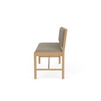 Bild von FDB Furniture J176 Sønderborg Bank L: 116,5 cm – Eiche lackiert/geschmolzen (MLC01)