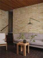 Bild von FDB Furniture U18 Hasle Wandleuchte Kurz H: 68,5 cm - Olivgrün