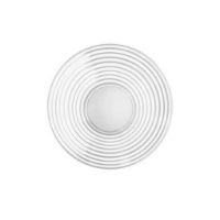 Bild von FDB Furniture U12 Sletterhage Wandleuchte mit Kabel Ø: 20,8 cm - Aluminium/Opal-Rillenglas