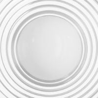 Bild von FDB Furniture U12 Sletterhage Wandleuchte mit Kabel Ø: 20,8 cm - Aluminium/Opal-Rillenglas