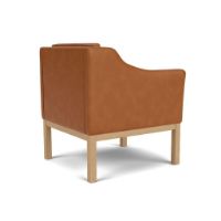 Bild von FDB Furniture L46 MK155 Mogens Koch Sessel B: 72 cm - Eiche/Cognac Leder