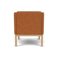 Bild von FDB Furniture L46 MK155 Mogens Koch Sessel B: 72 cm - Eiche/Cognac Leder