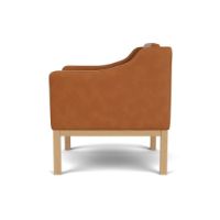 Bild von FDB Furniture L46 MK155 Mogens Koch Sessel B: 72 cm - Eiche/Cognac Leder