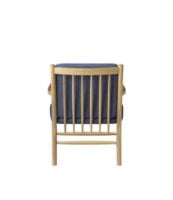Bild von FDB Møbler J147 Lænestol Erik Ole Jørgensen H: 79,5 cm - Eg/Dark Blue