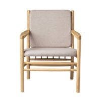 Bild von FDB Møbler J147 Lænestol Erik Ole Jørgensen H: 79,5 cm - Eg/Light Grey
