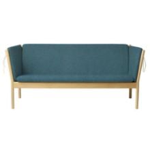 Bild von FDB Furniture J149 3-Sitzer-Sofa Erik Ole Jørgensen L: 189,5 cm – Eiche/Grün