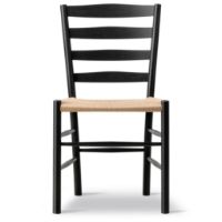 Bild von Fredericia Furniture 3207 Klint Esszimmerstuhl H: 85 cm - Schwarz lackierte Eiche