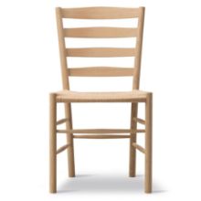 Bild von Fredericia Furniture 3207 Klint Esszimmerstuhl H: 85 cm - Seifenbehandelte Eiche