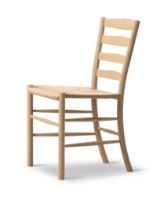 Bild von Fredericia Furniture 3207 Klint Esszimmerstuhl H: 85 cm - Seifenbehandelte Eiche
