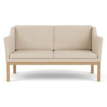 Bild von FDB Furniture L45 MK154 Mogens Koch 2 Pers. Sofa B: 145 cm - Eiche/De Ploeg Prairie, Beige