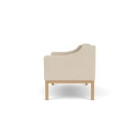 Bild von FDB Furniture L45 MK154 Mogens Koch 2 Pers. Sofa B: 145 cm - Eiche/De Ploeg Prairie, Beige