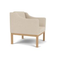 Bild von FDB Furniture L46 MK155 Mogens Koch Sessel B: 72 cm - Eiche/De Ploeg Prairie Beige