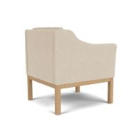 Bild von FDB Furniture L46 MK155 Mogens Koch Sessel B: 72 cm - Eiche/De Ploeg Prairie Beige