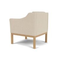 Bild von FDB Furniture L46 MK155 Mogens Koch Sessel B: 72 cm - Eiche/De Ploeg Prairie Beige