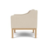 Bild von FDB Furniture L46 MK155 Mogens Koch Sessel B: 72 cm - Eiche/De Ploeg Prairie Beige