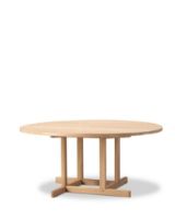 Bild von Fredericia Furniture BM80 Mogensen Couchtisch Ø: 120 cm – Geölte Eiche