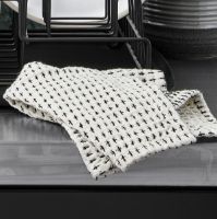 Bild von Nordal Geschirrtuch Waffel 3 stk. 30x30 cm - Off White/Black OUTLET