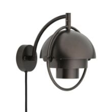 Bild von GUBI Multi-Lite Wandleuchte Ø: 15 cm - Schwarzmessing/Schwarz