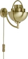Bild von GUBI Multi-Lite Wandleuchte Ø: 15 cm - Messing Glänzend