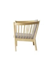 Bild von FDB Furniture Erik Ole Jørgensen J146 Sessel H: 79,5 cm – Eiche/Beige