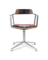 Bild von Vipp 452 Swivel Stuhl Todos Santos Mexico Guesthouse Edition  – Aluminium/Mehrfarbig