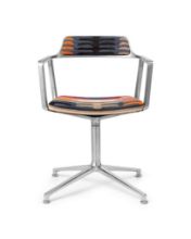 Bild von Vipp 452 Swivel Stuhl Todos Santos Mexico Guesthouse Edition  – Aluminium/Mehrfarbig