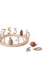 Bild von Ferm Living Loopi Party Ring B: 30,7 cm - Buche/Mehrfarbig