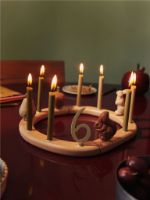 Bild von Ferm Living Loopi Party Ring B: 30,7 cm - Buche/Mehrfarbig
