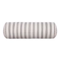 Bild von Ferm Living Twill Nackenrolle B: 60 cm - Bio-Baumwolle/Off-White/Schwarz