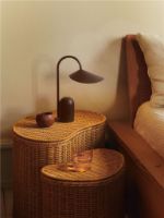 Bild von Ferm Living Willora Geflochtenes Aufbewahrungsset, 2 Stück - Rattan/Natur