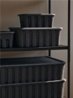 Bild von Ferm Living Paper Pulp Box Extra Large B: 42 cm - Charcoal