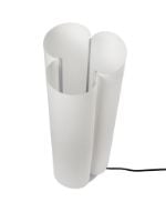 Bild von Ferm Living Boe Floor Lamp H: 80 cm - Sølv/Natural