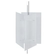 Bild von Ferm Living Oeste Pendelleuchte Ø: 43 cm - Aluminium/Klarglas