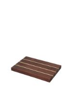 Bild von Ferm Living Stripe Schneidebrett 25x36 cm - Walnuss/Esche
