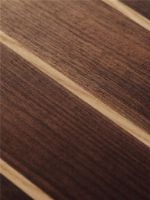 Bild von Ferm Living Stripe Schneidebrett 25x36 cm - Walnuss/Esche