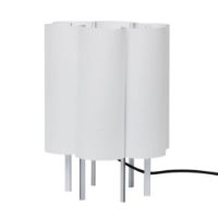 Bild von Ferm Living Boe Tischleuchte H: 80 cm - Silber/Natur