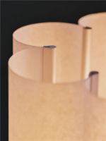 Bild von Ferm Living Boe Tischleuchte H: 80 cm - Silber/Natur