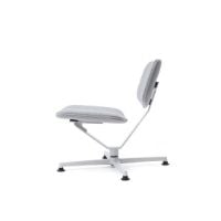 Bild von raawii Arba Lounge Chair H: 72 cm - Hellgrau/Grau