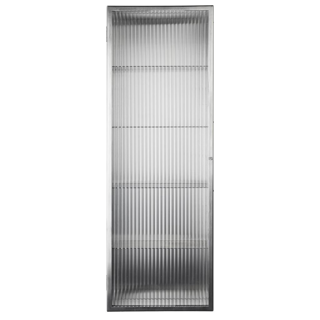 Bild von Ferm Living Haze Wandschrank 35x100 cm - Edelstahl/Glas