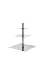 Bild von Ferm Living Orbelle Etagere H: 36 cm - Polierter Edelstahl
