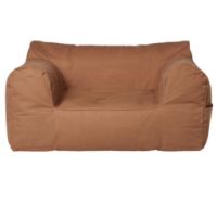 Bild von Ferm Living Billow Sitzsack B: 80 cm - Bio-Baumwolle/Hellbraun
