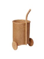 Bild von Ferm Living Tukki Trolley H: 87,5 cm – Rattan/Natur