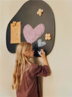 Bild von Ferm Living Poesie Handgeschnitzte Magnete 3er-Set - Holz/Mehrfarbig