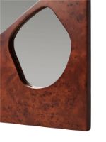 Bild von Ferm Living Folia Mirror H: 82 cm - Dark Stained Burl