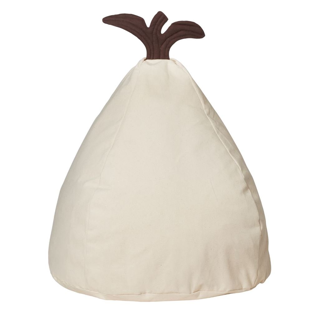 Bild von Ferm Living Pear Sitzsack H: 85 cm - Bio-Baumwolle/Natur