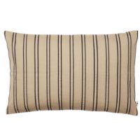 Bild von Ferm Living Twill Kissen Rechteckig 60x40 cm - Bio-Baumwolle/Kaschmir/Schwarz