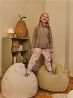 Bild von Ferm Living Pear Sitzsack H: 85 cm - Bio-Baumwolle/Ulmengrün